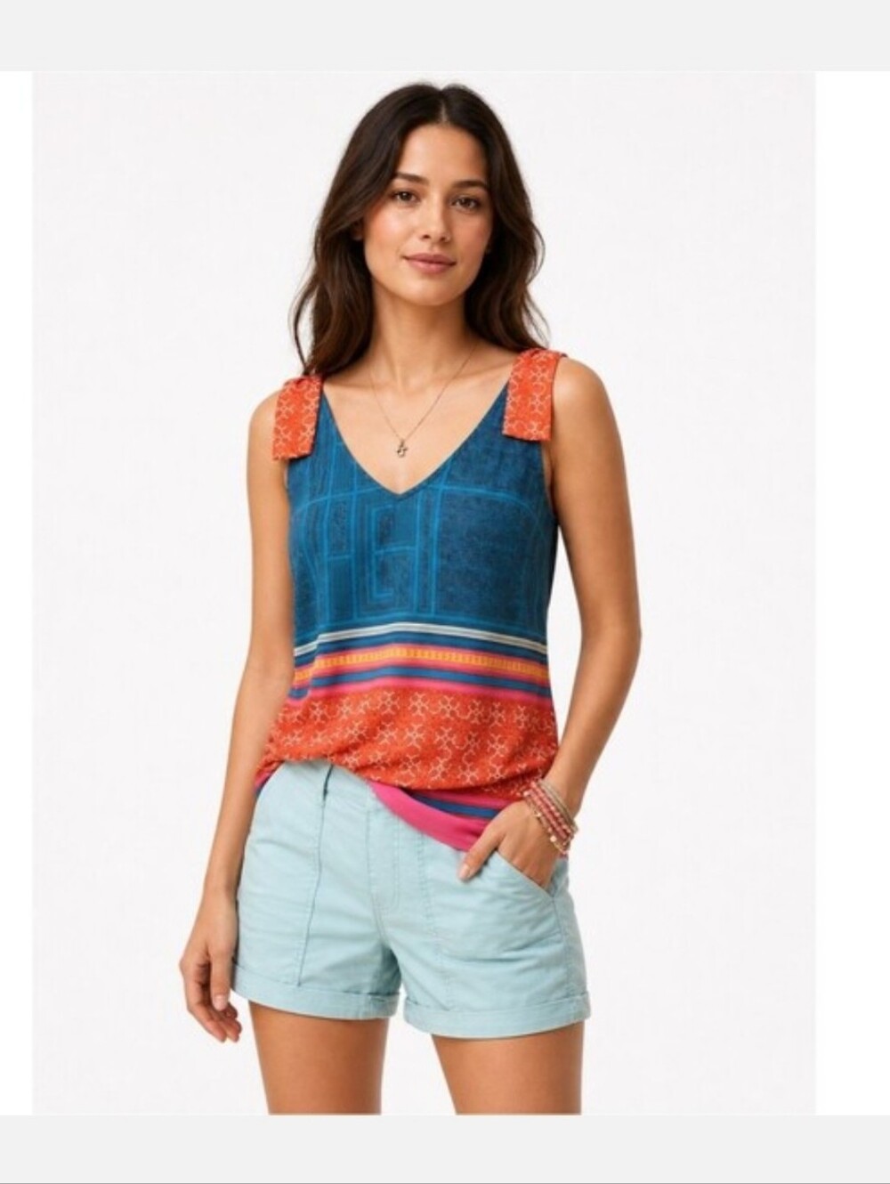 CAbi Sleevless Blouse L
